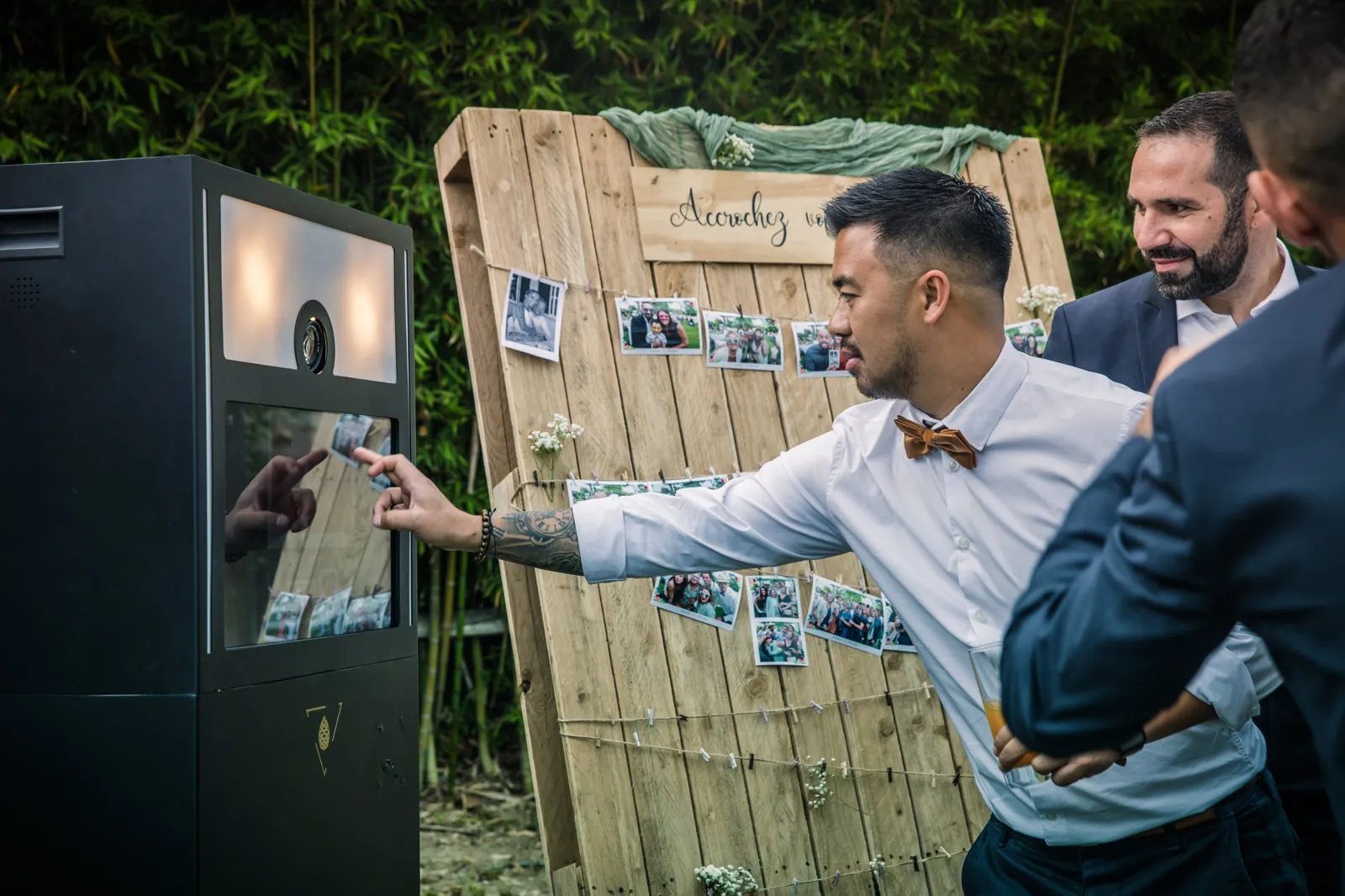 borne photobooth avec tirages instantanés à Montpellier